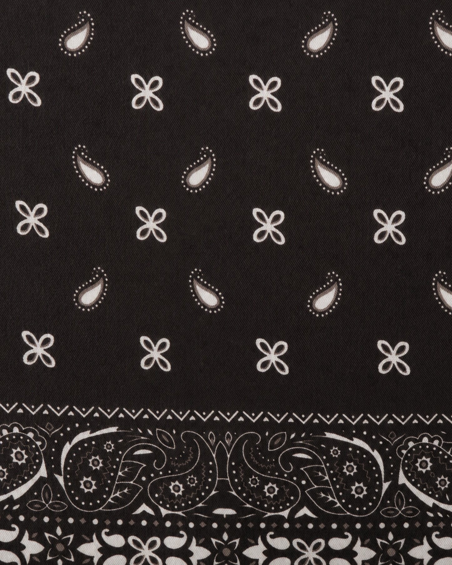 Sciarpa dalla texture bandana chic marrone e bianca