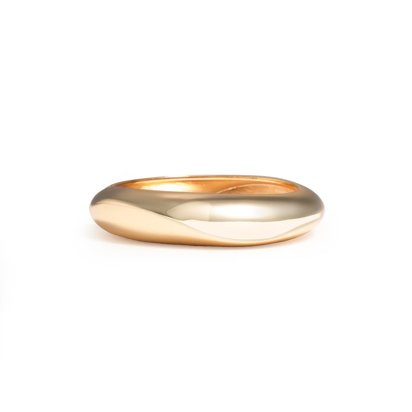 Bracciale rigido a manetta in ottone lucido - Mya Accessories