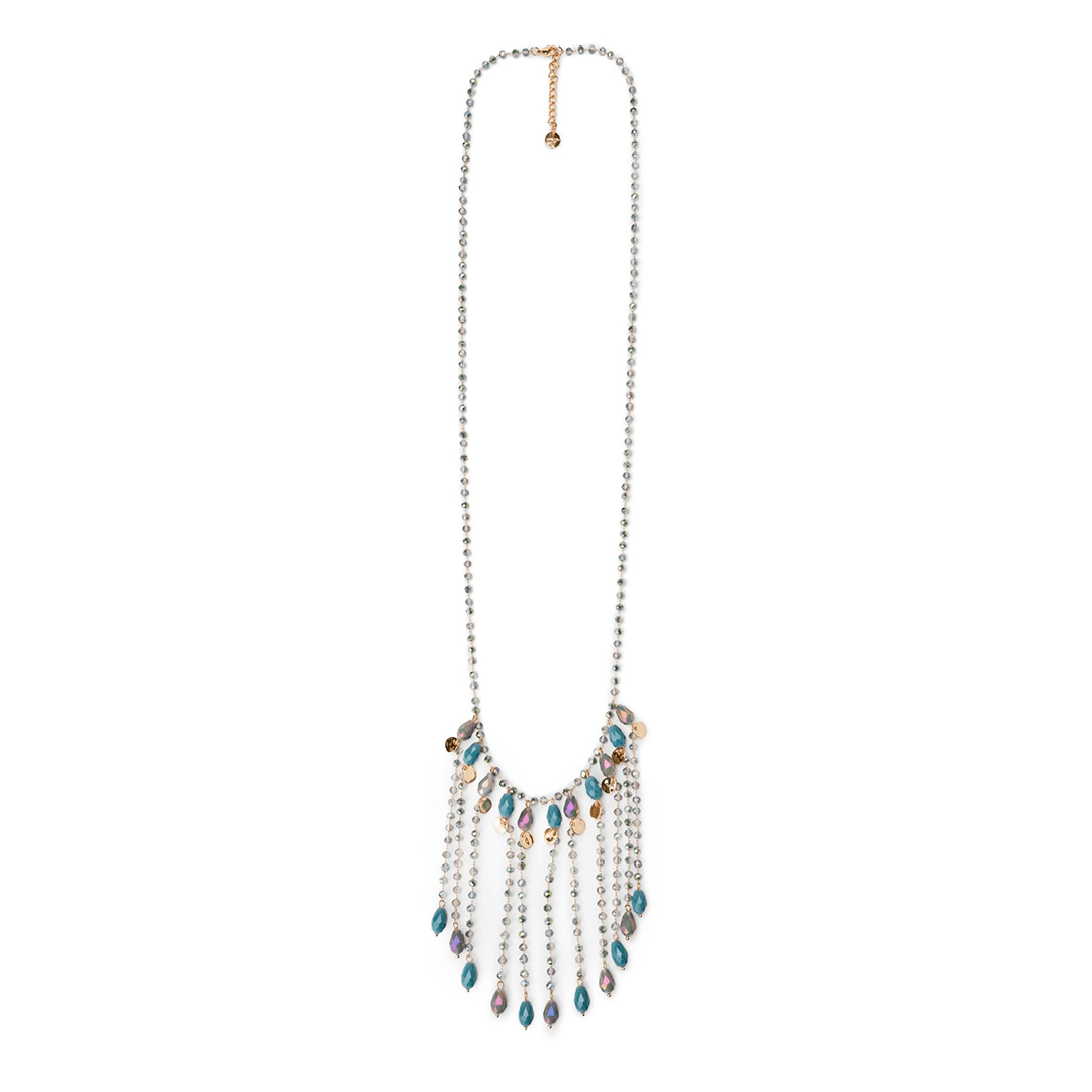 Collana con microcristalli azzurri - Mya Accessories