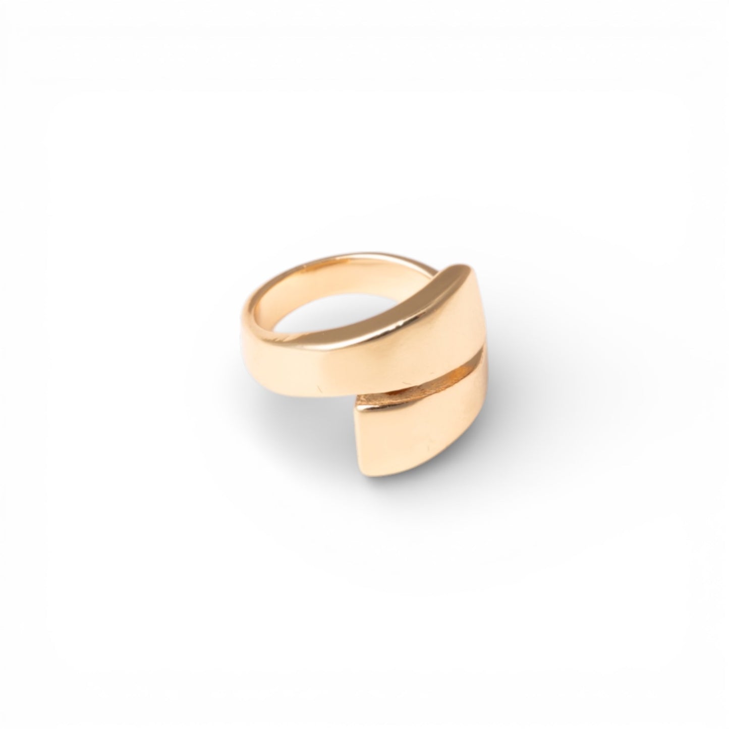 Anello in metallo lucido a fascia