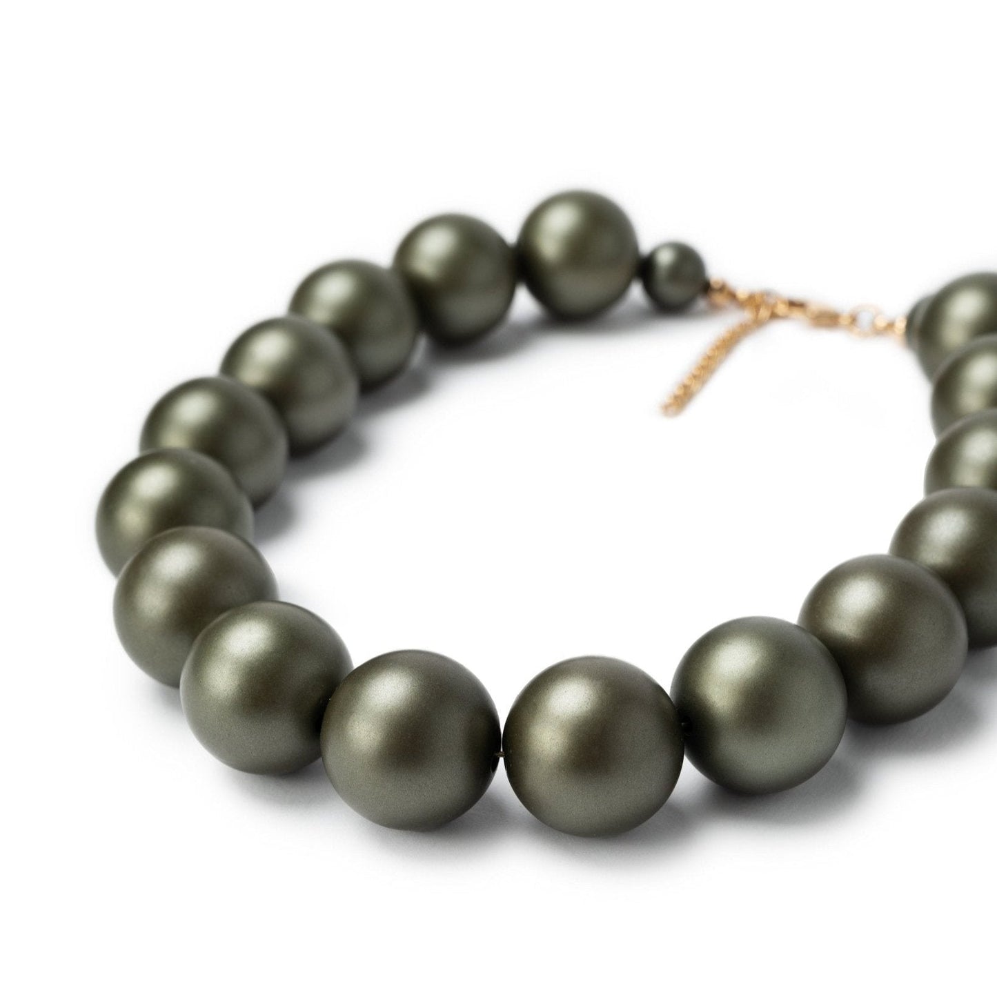 Girocollo con balls in acrilico colore verde - Mya Accessories