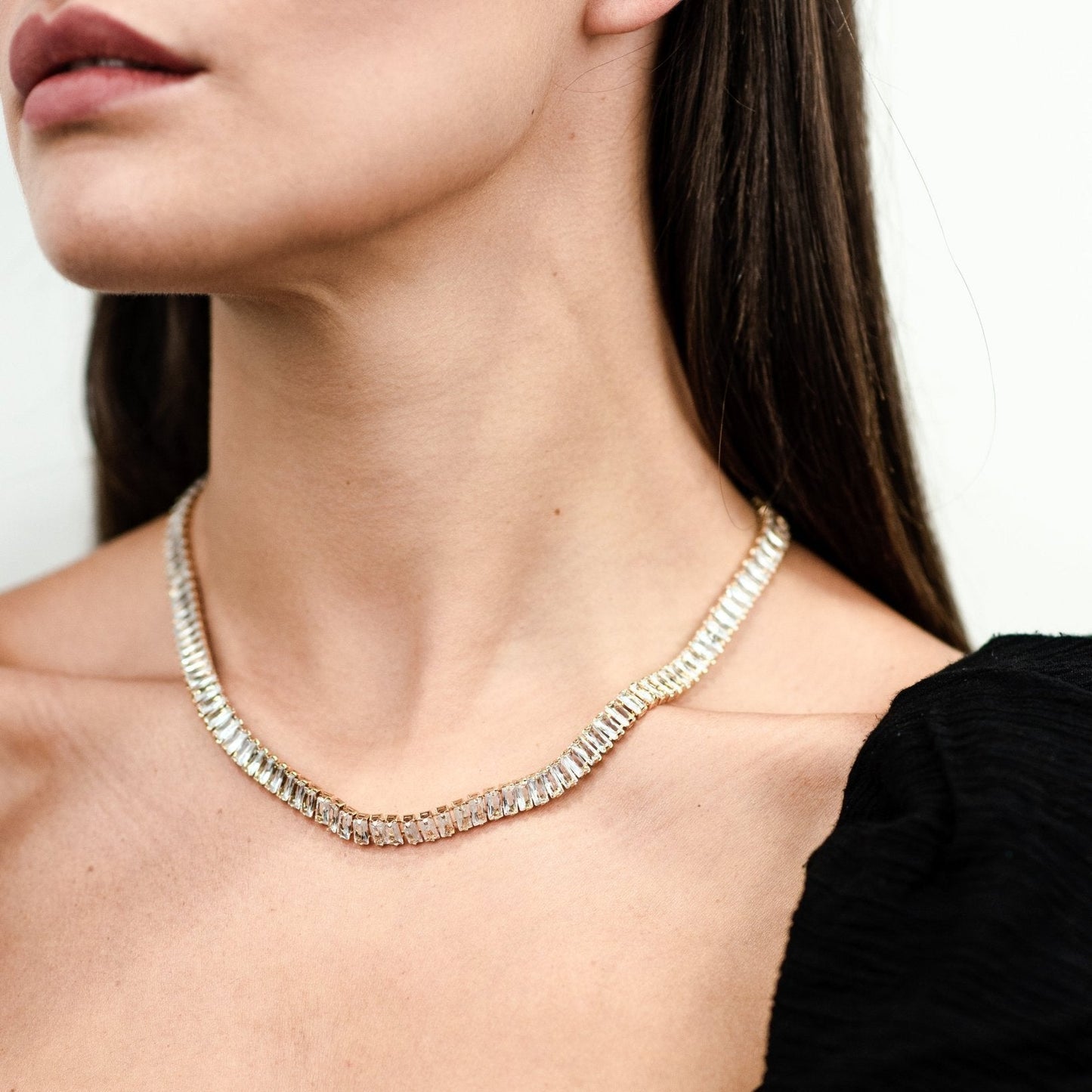 Girocollo con pietre in vetro crystal - Mya Accessories
