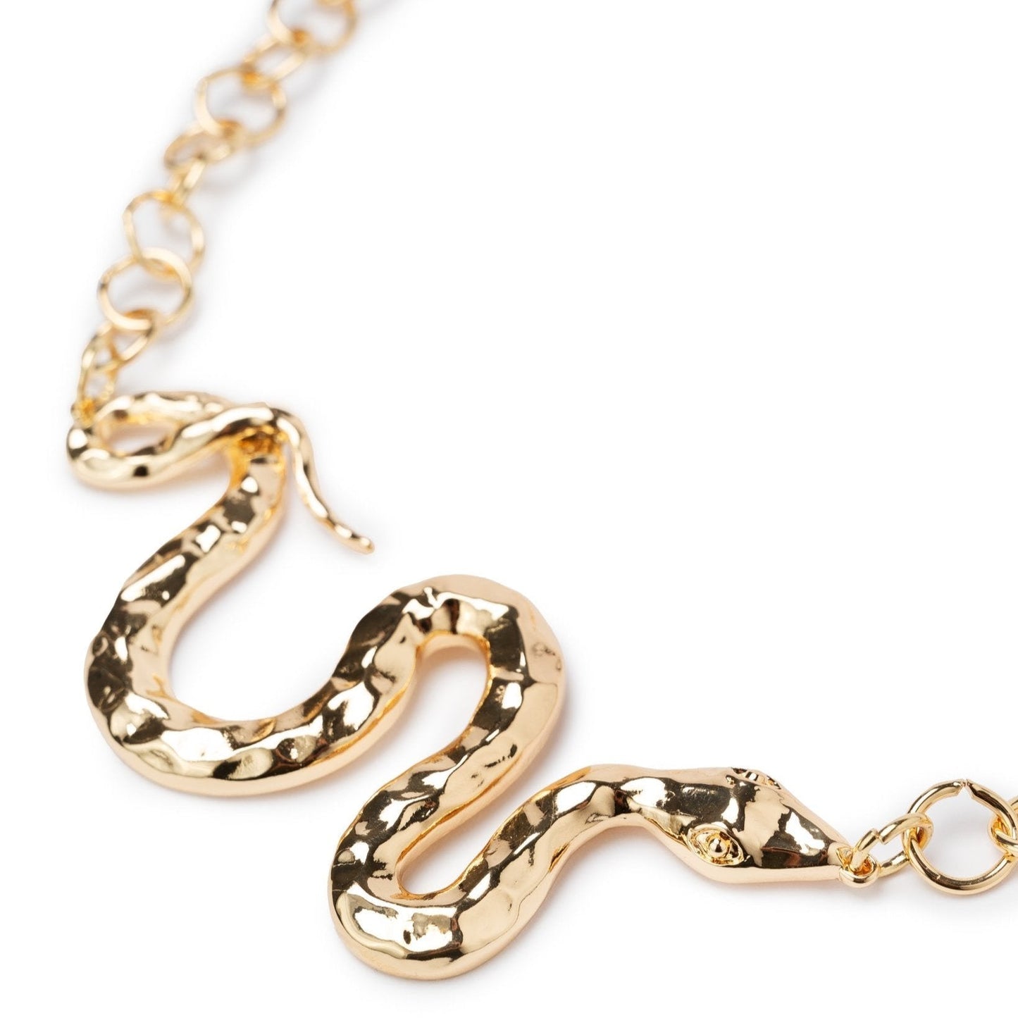 Girocollo in metallo, con serpente - Mya Accessories