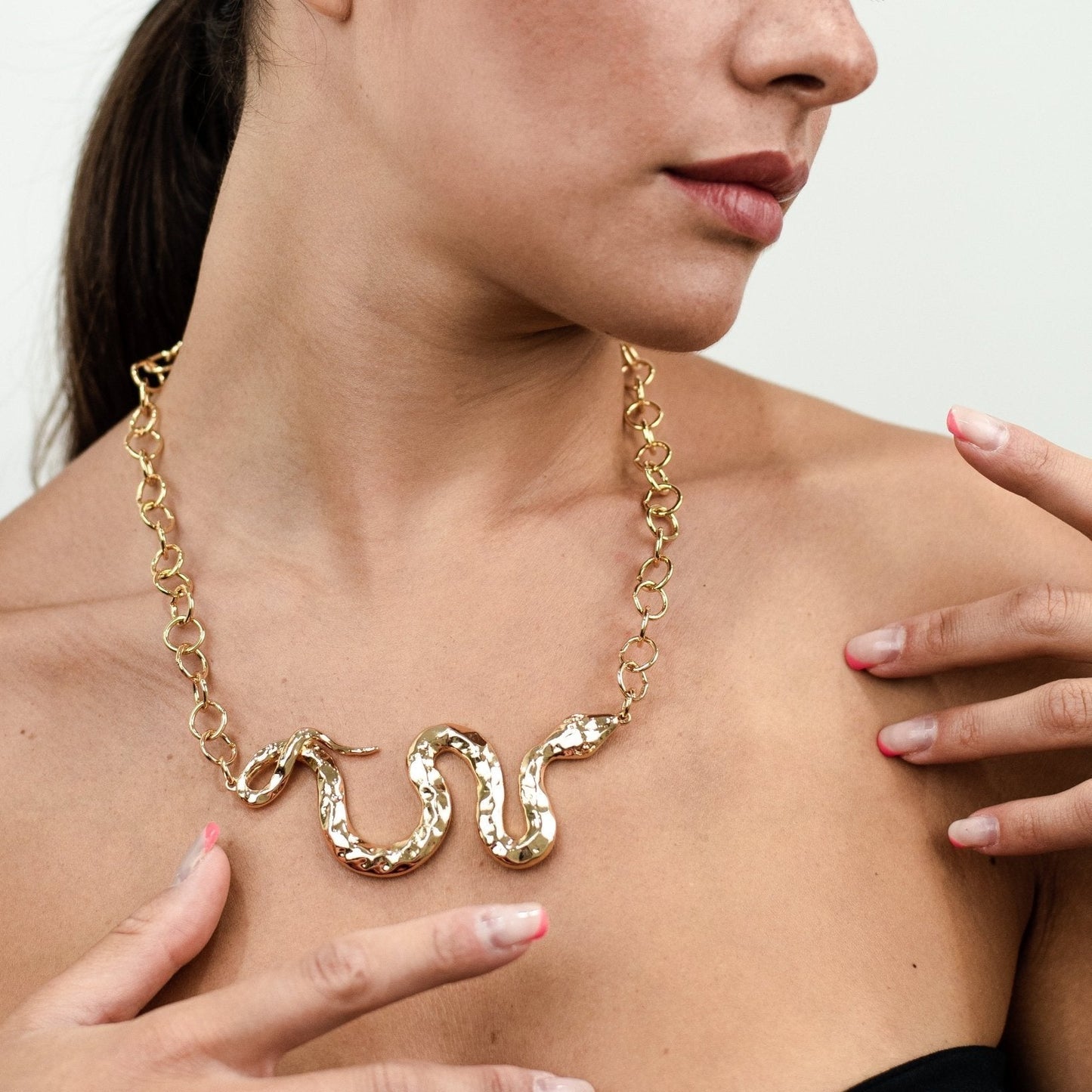 collana-girocollo-serpente-3- Mya Accessories
