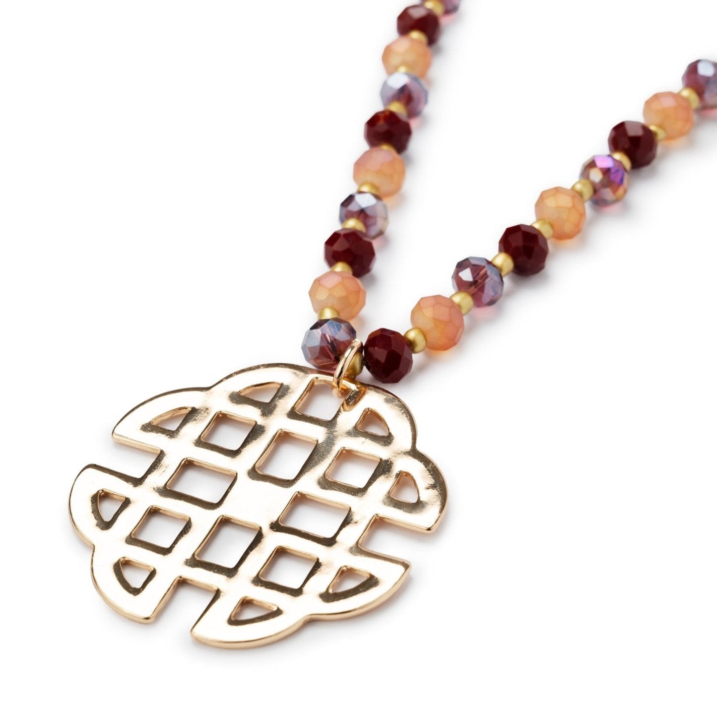 collana-microcristalli-arancio-rossi-2-Mya Accessories