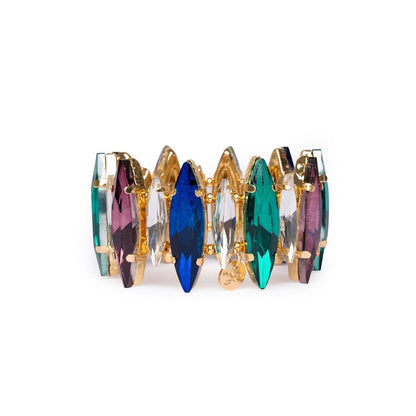 Parure anello bracciale e collana con vetro a foglia - Mya Accessories