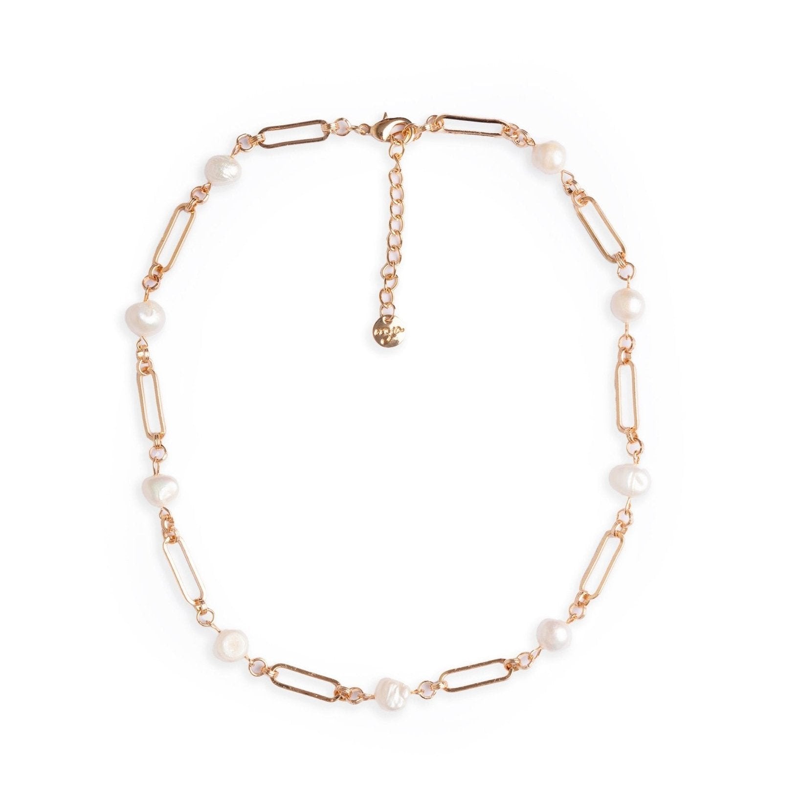 Collana a catena con perle in acrilico - Mya Accessories