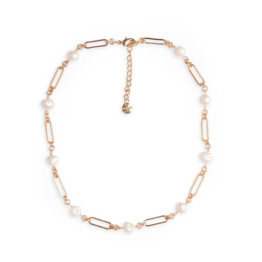 Collana a catena con perle in acrilico - Mya Accessories