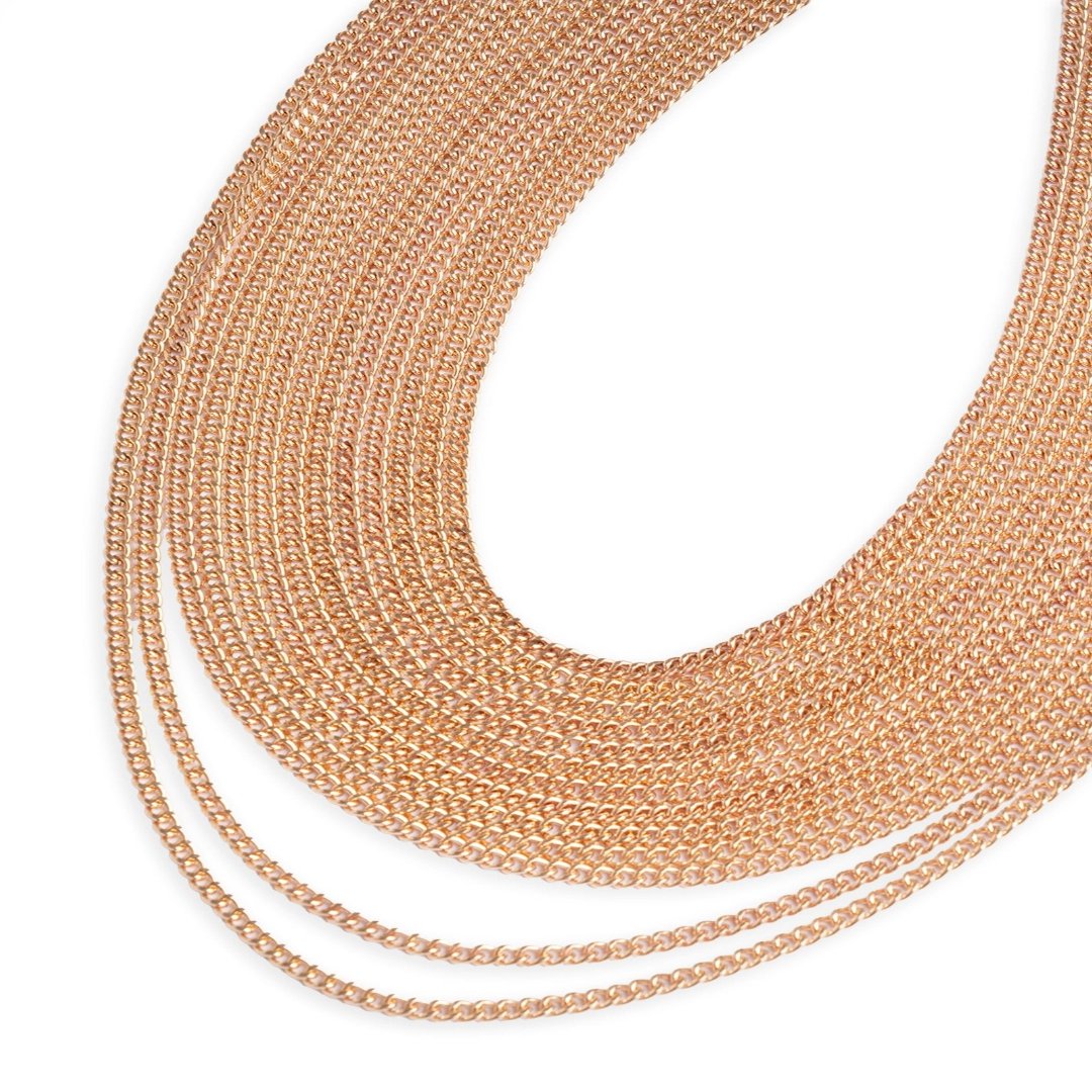 Collana a catena multilinee in metallo - Mya Accessories
