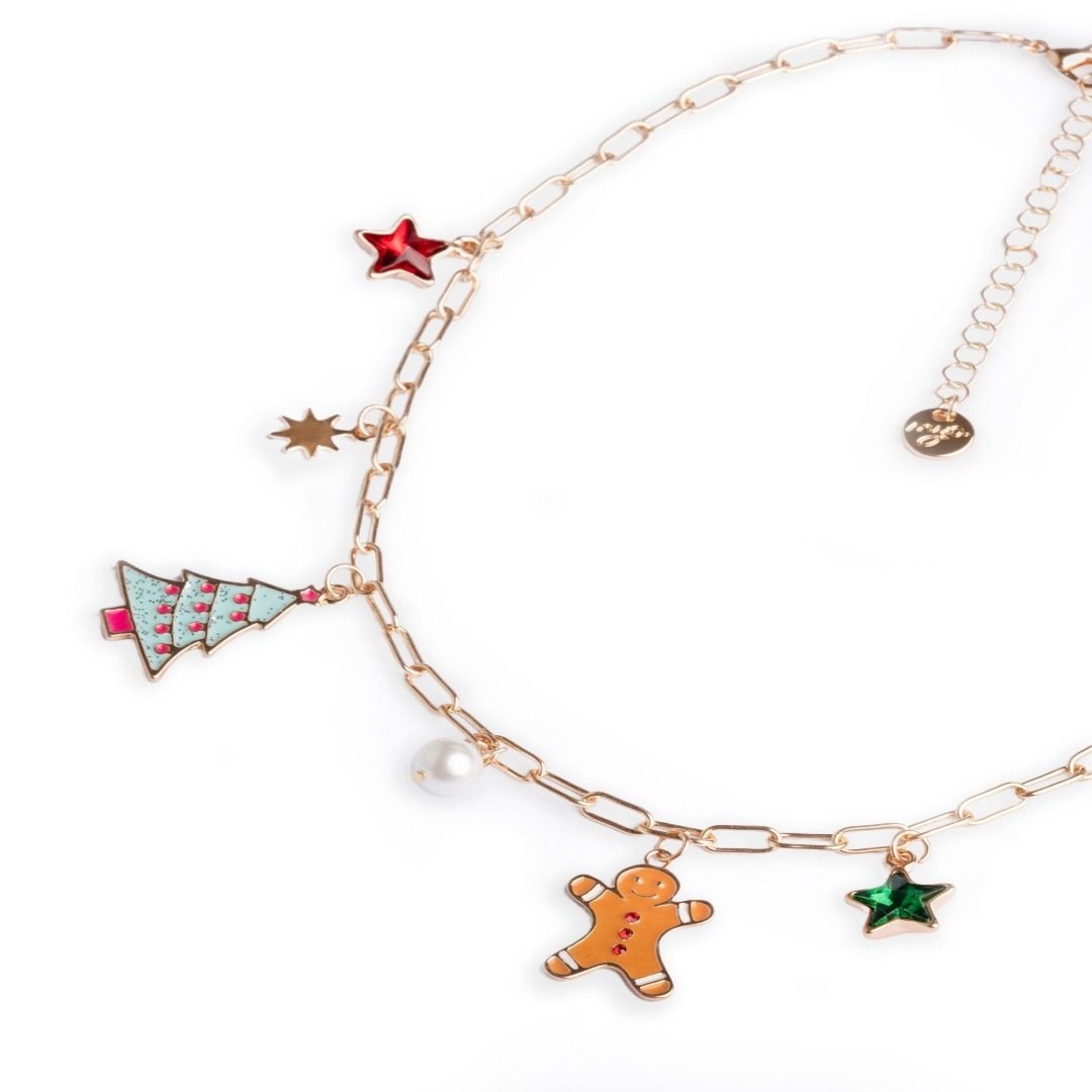 Collana girocollo a catena con charms natalizi - Mya Accessories