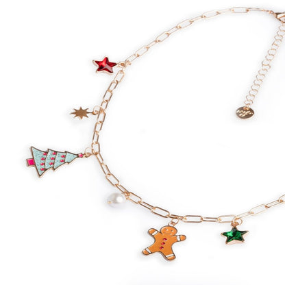 Collana girocollo a catena con charms natalizi - Mya Accessories