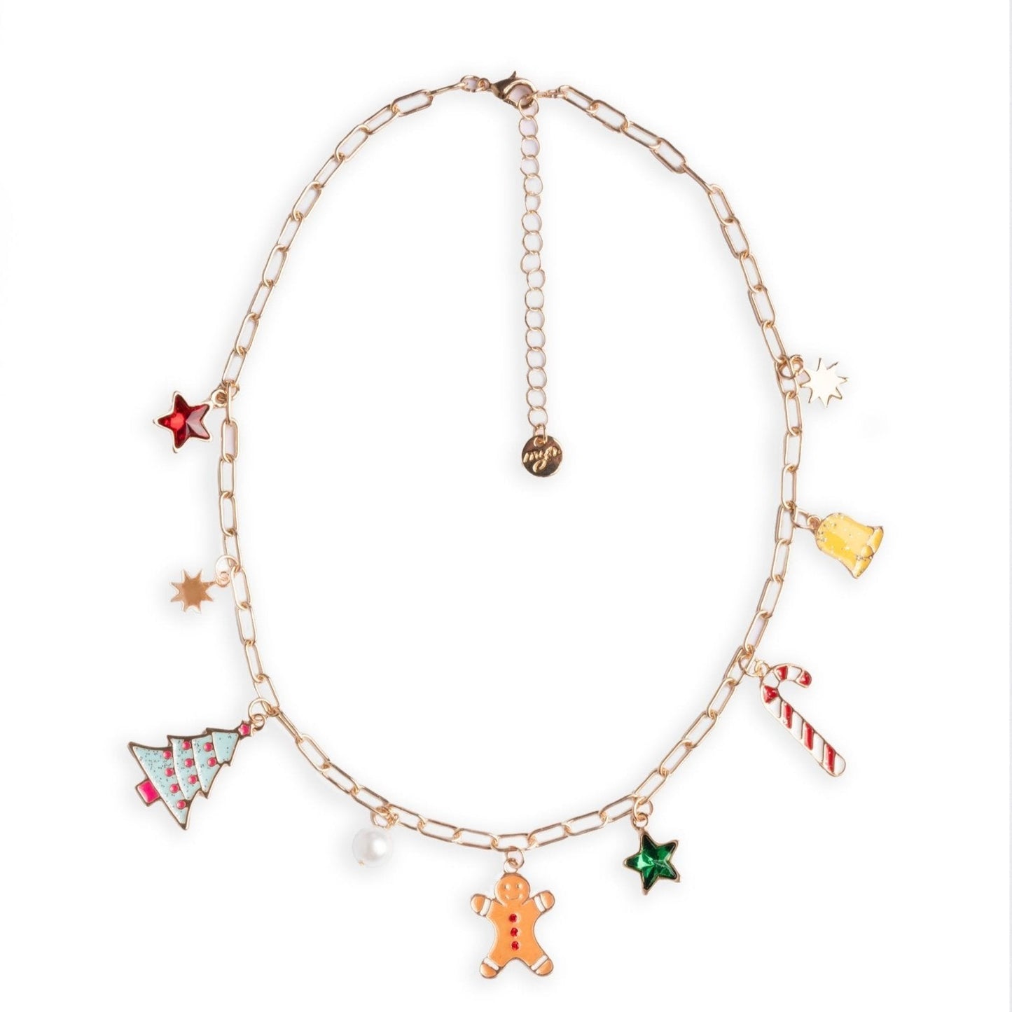 Collana girocollo a catena con charms natalizi - Mya Accessories