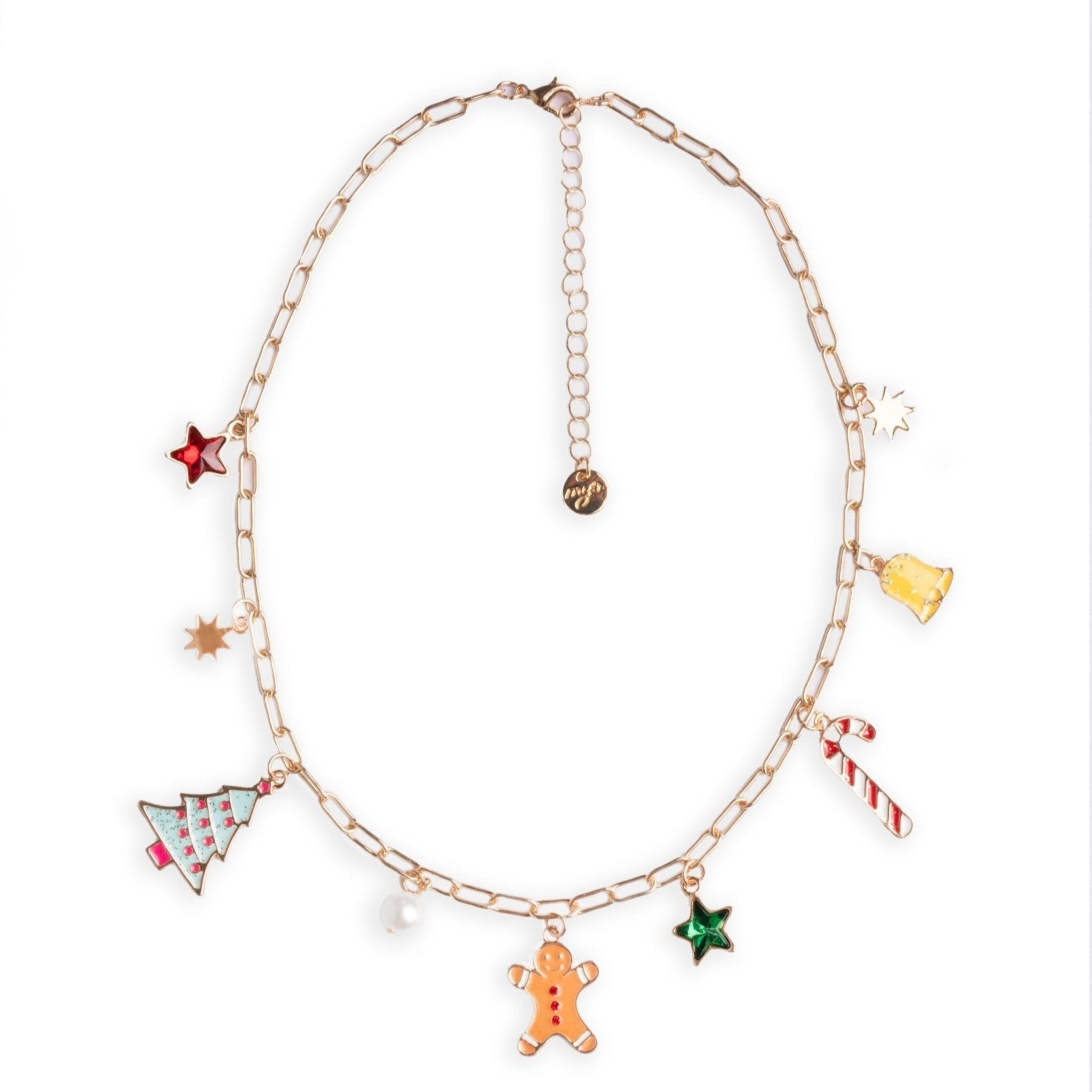 Collana girocollo a catena con charms natalizi - Mya Accessories