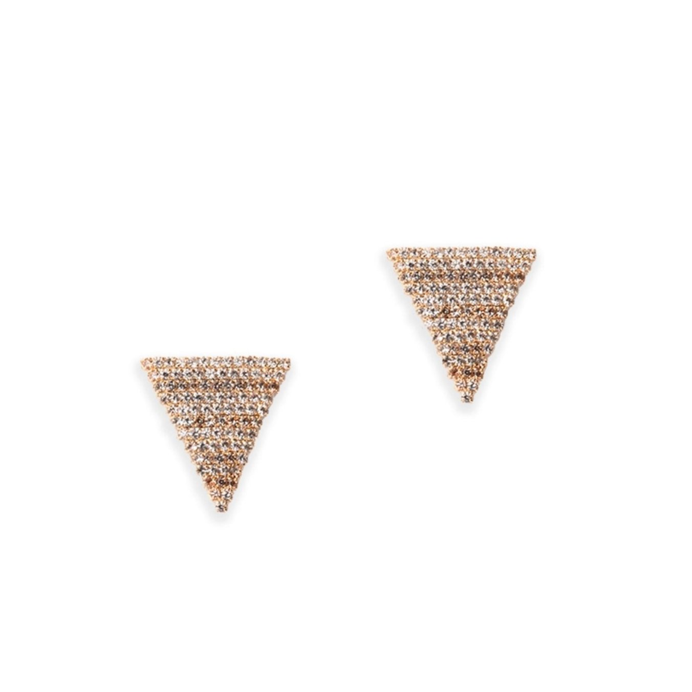 Orecchini triangolo strass crystal - Mya Accessories