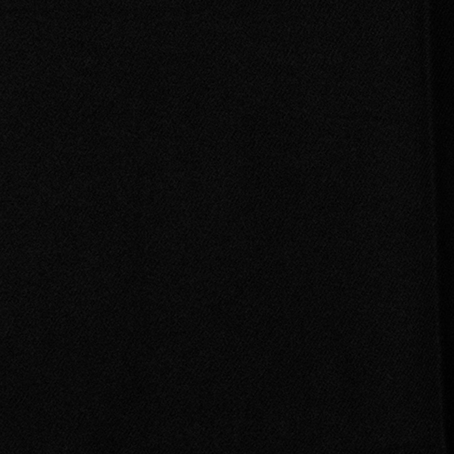 Sciarpa in lana a tinta unita nera