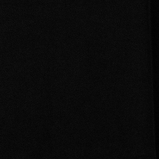 Sciarpa in lana a tinta unita nera