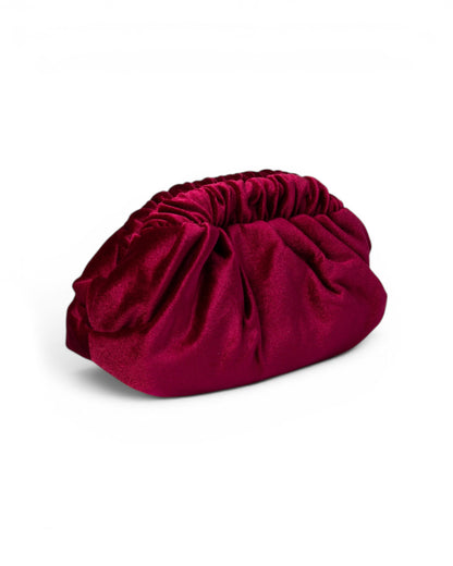 Pasticcina morbida in velluto rosso rubino