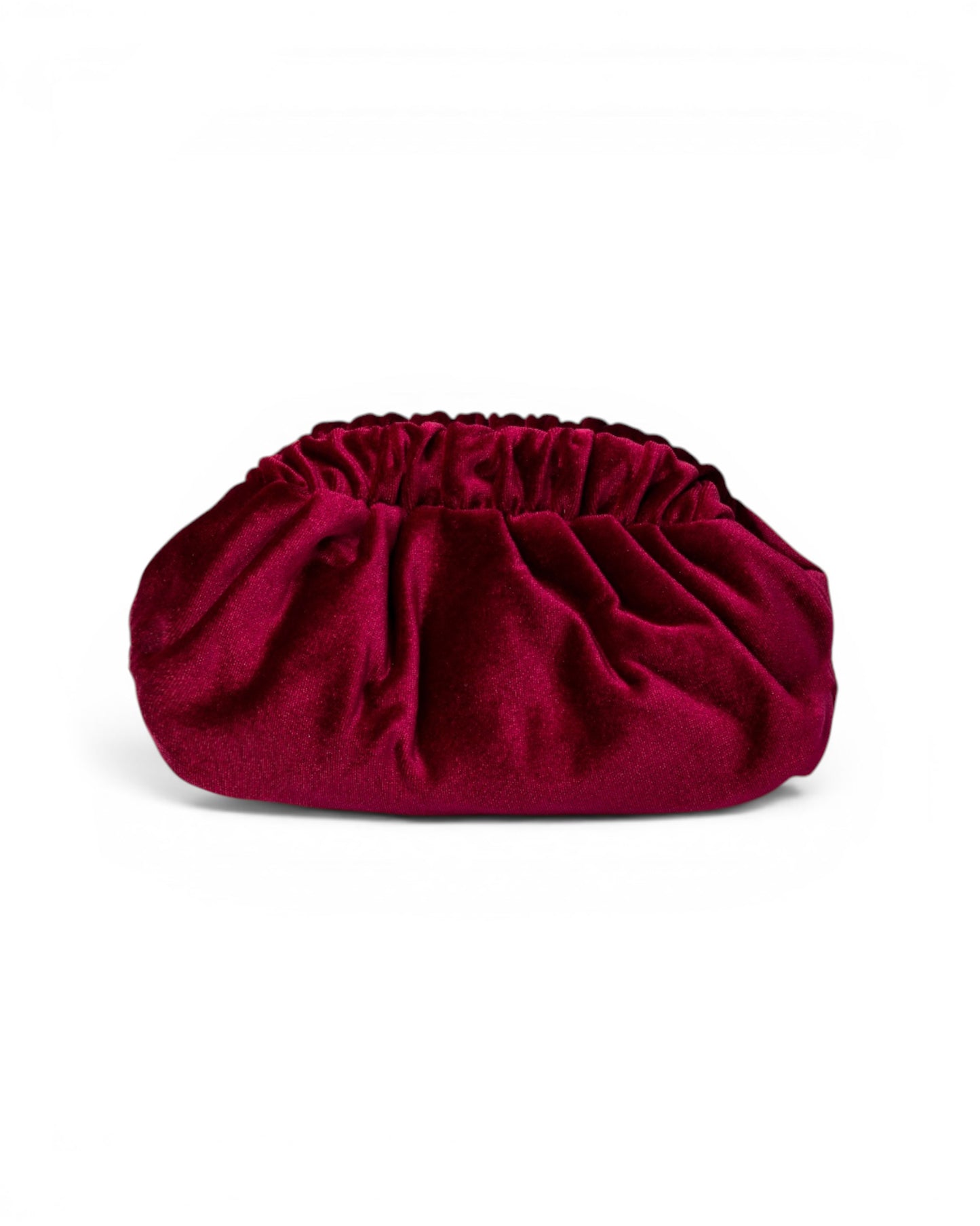 Pasticcina morbida in velluto rosso rubino