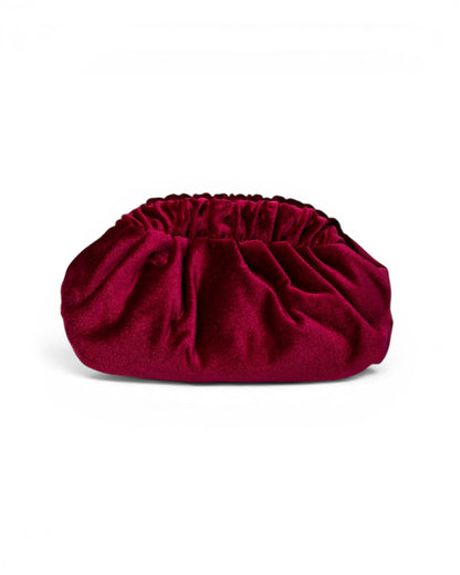 Pasticcina morbida in velluto rosso rubino