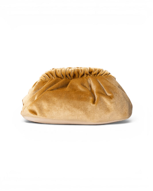Pasticcina morbida in velluto colore oro