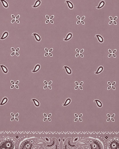 Sciarpa dalla texture bandana chic rosa e bianca