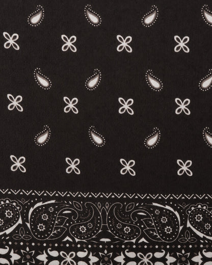 Sciarpa dalla texture bandana chic marrone e bianca