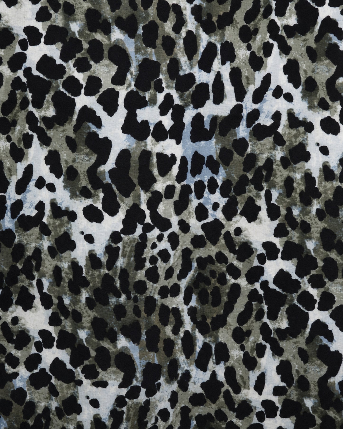 Sciarpa con texture leopardata tono verde