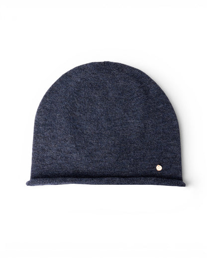 Cappello a cuffia basic blu navy