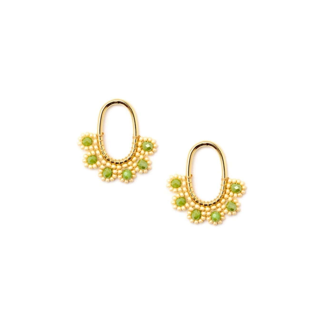 Orecchini con fiorellini gialli e rosa - Mya Accessories