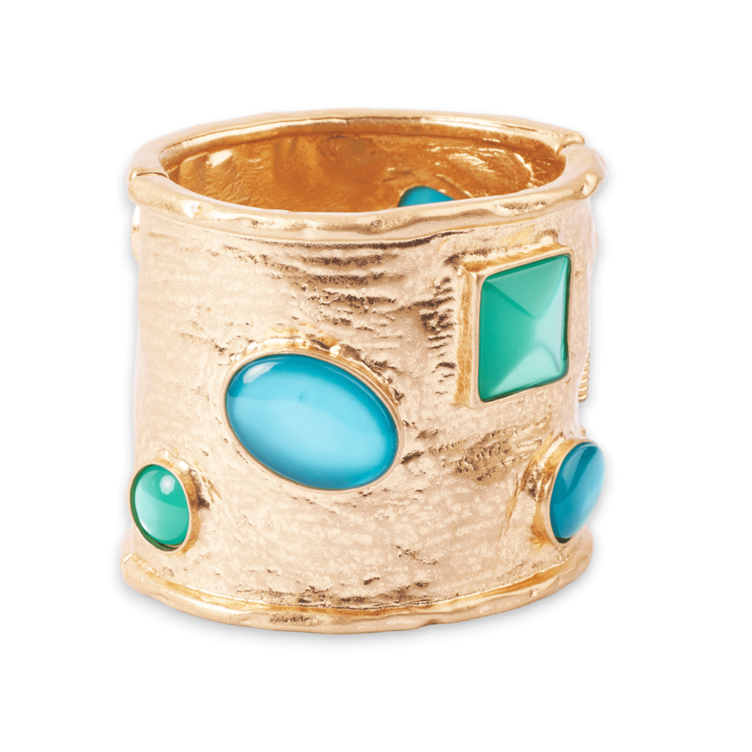 Bracciale a Manetta con Inserti Blu - Mya Accessories