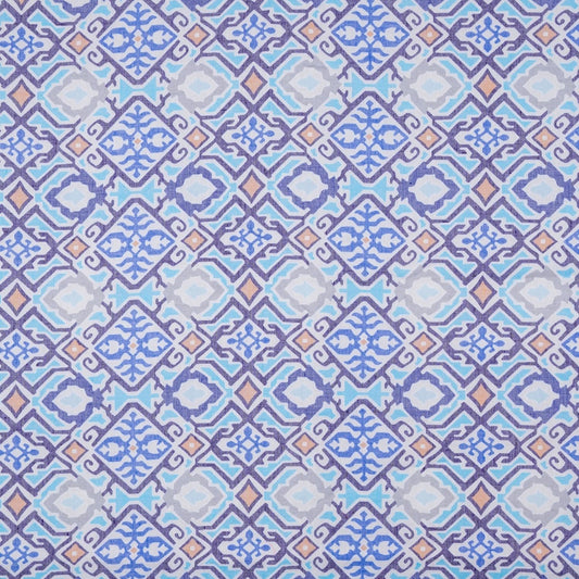 Pareo in cotone indiano con motivo geometrico