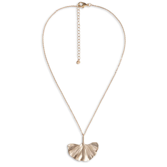 Collana con catenina in metallo e pendente a fiore - Mya Accessories
