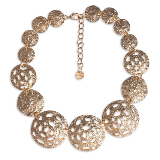 Collana girocollo con sfere traforate in metallo - Mya Accessories