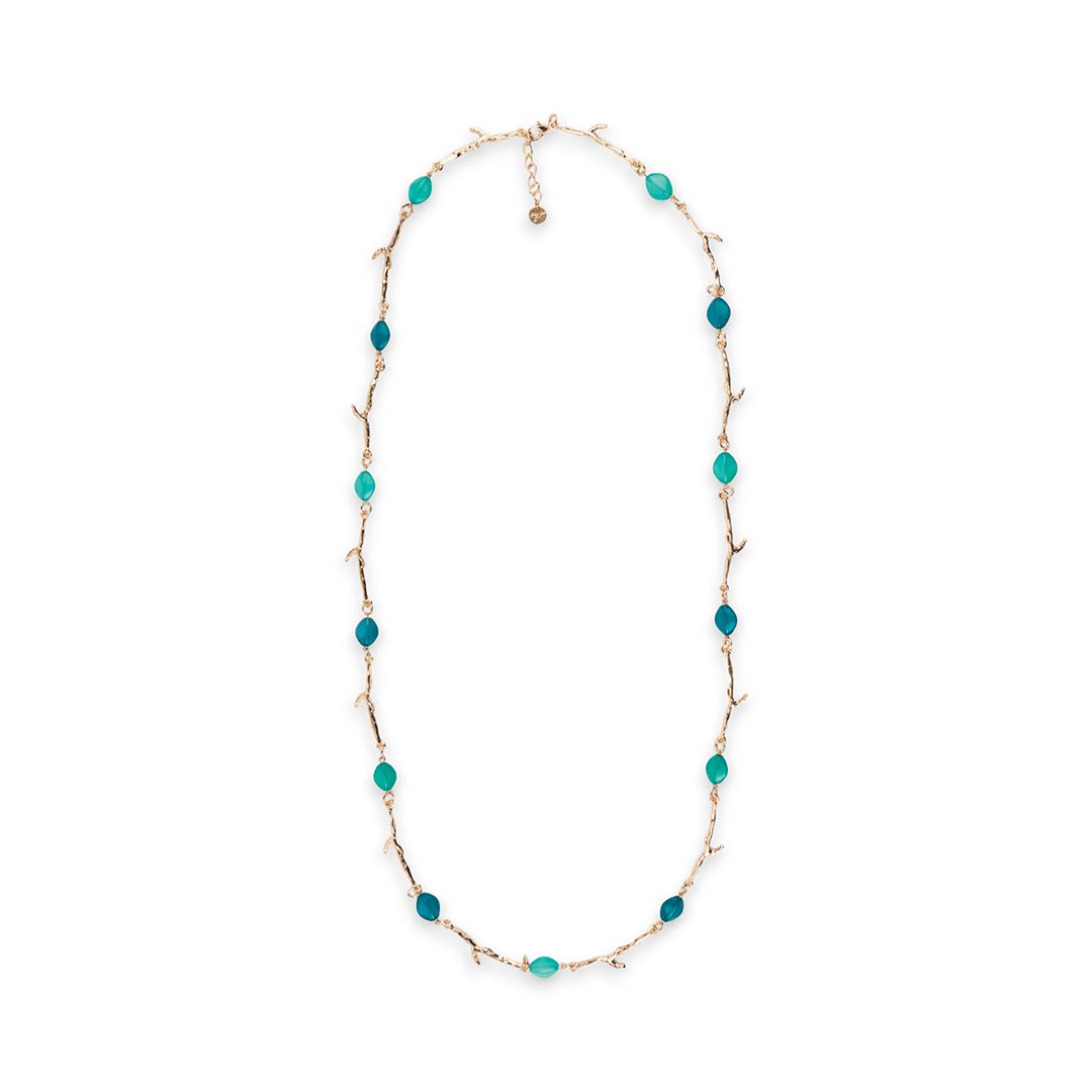 Collana ramo di corallo verde/blu - Mya Accessories