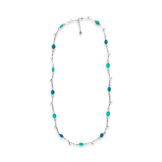 Collana ramo di corallo verde/blu - Mya Accessories