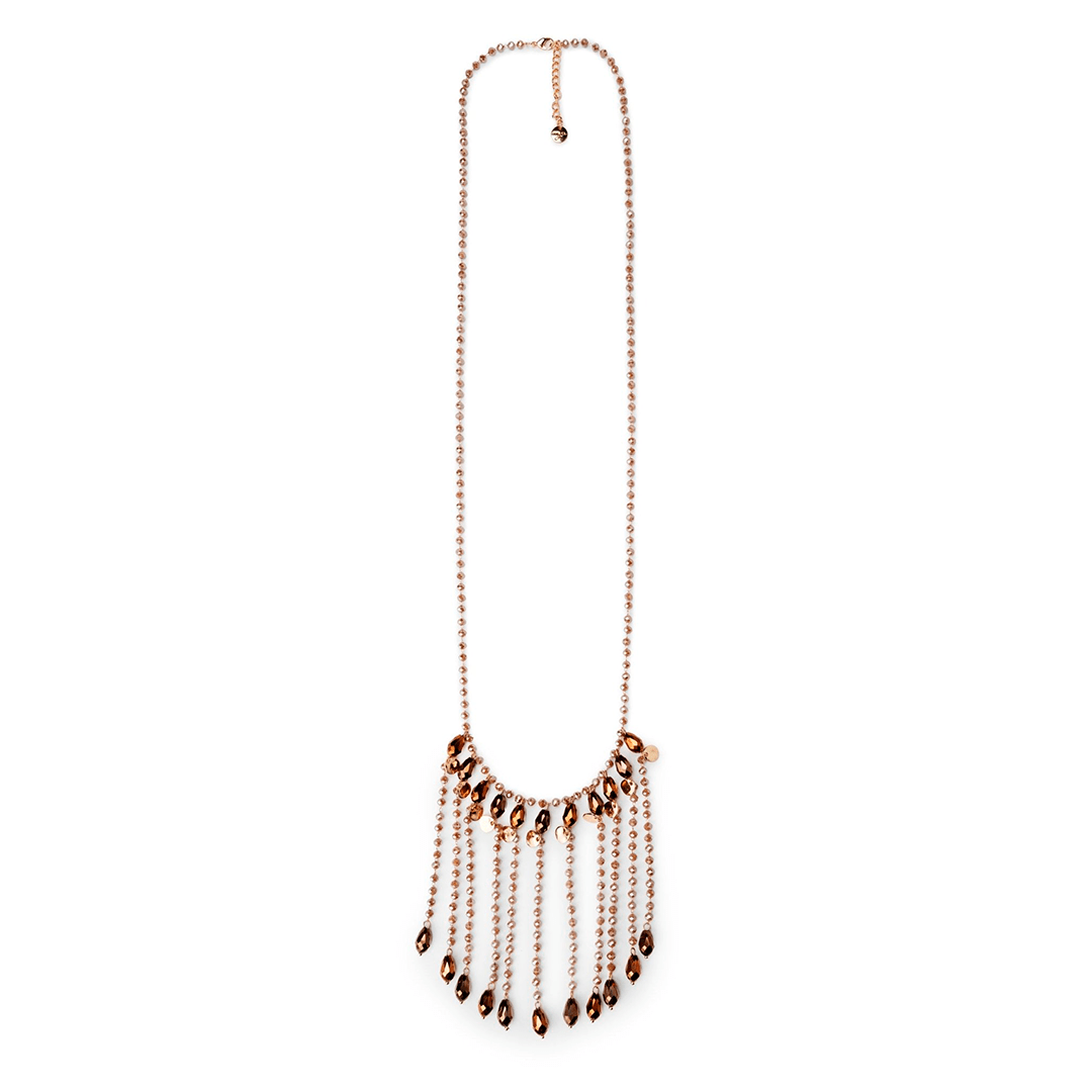 Collana con microcristalli bronzo - Mya Accessories