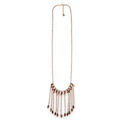 Collana con microcristalli bronzo - Mya Accessories