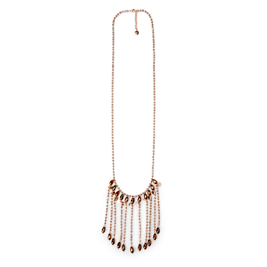 Collana con microcristalli bronzo - Mya Accessories