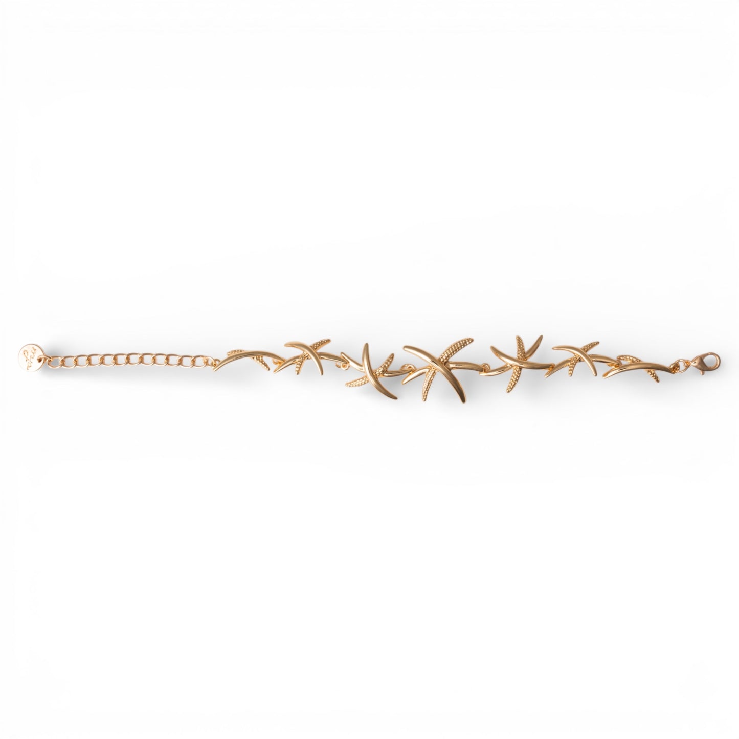 Bracciale a catena sottile con design a stelle marine