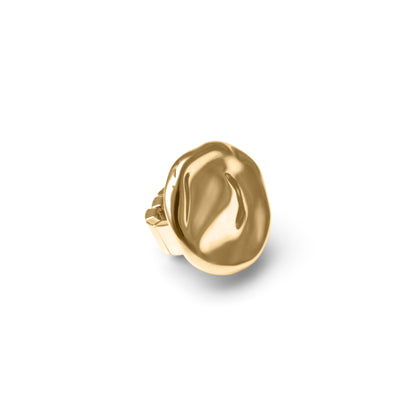 Anello elastico in metallo a base circolare martellata