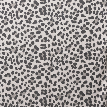 Foulard in seta con stampa animalier bianca e nera