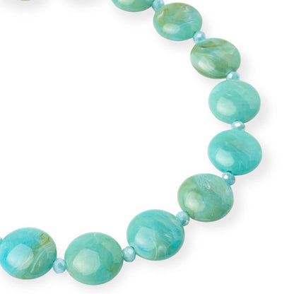 Girocollo a cerchi turchese - Mya Accessories