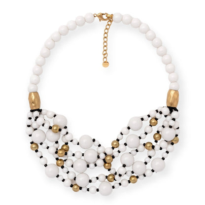 collana-girocollo-sfere-oro-bianche-Mya Accessories