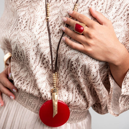collana-laccio-acrilico-rosso-3-Mya Accessories