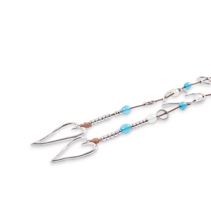 collana-laccio-pendente-cuore-metallo-argento-pietre-acrilico-azzurre-2Mya Accessories