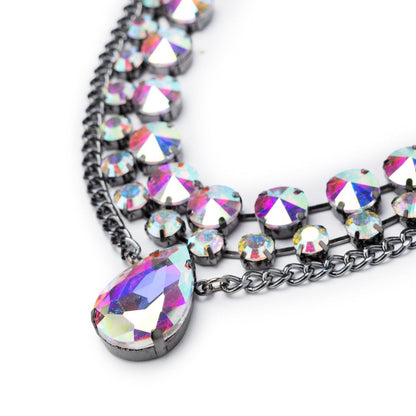 collana-multifilo-gun-pietre-crystal-pendente-2-Mya Accessories